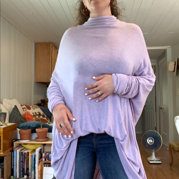 We the Free Terry Tee in Lilac - Picture 5 of 8